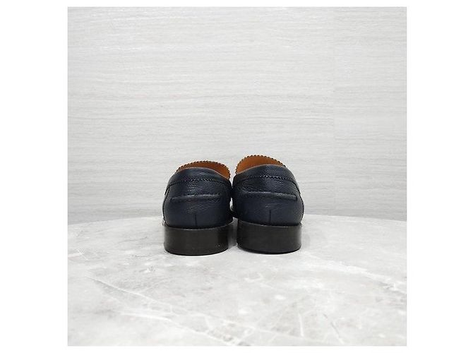 Louis Vuitton Mocassini Major in pelle nera - vista 3