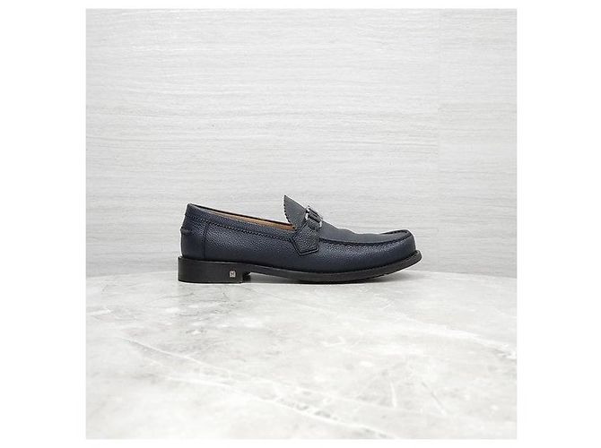 Louis Vuitton Mocassini Major in pelle nera - vista 4
