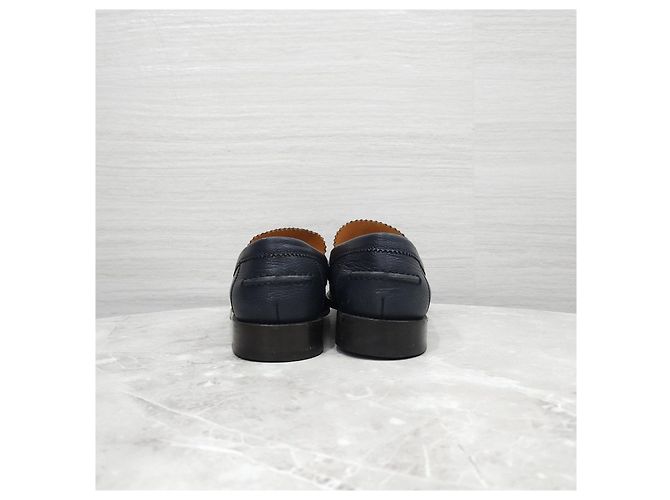 Louis Vuitton Mocassini Major in pelle nera - vista 9