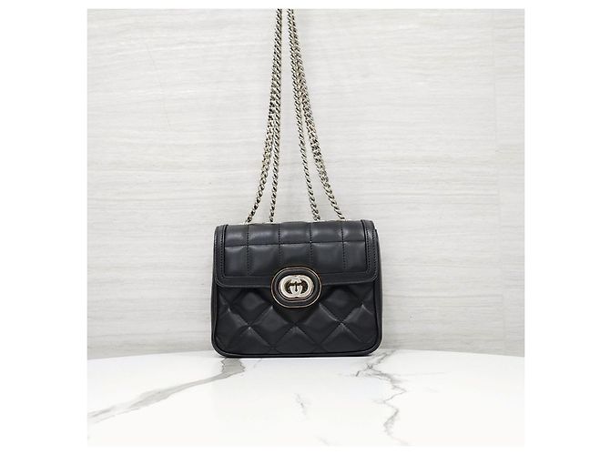 Gucci Mini sac à bandoulière avec chaîne et motif entrelacé - vue 10