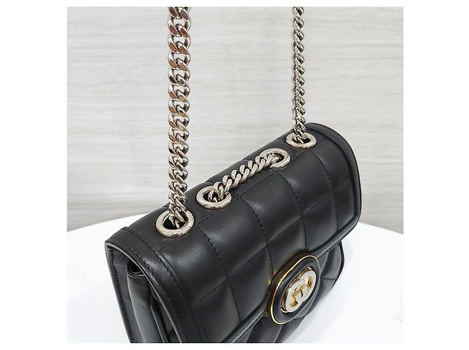 Gucci Mini sac à bandoulière avec chaîne et motif entrelacé - vue 13