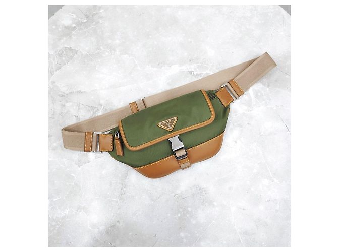 Borsa cintura Prada Re-Nylon marrone - vista 15