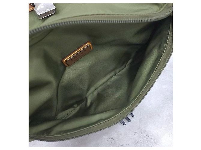 Borsa cintura Prada Re-Nylon marrone - vista 7