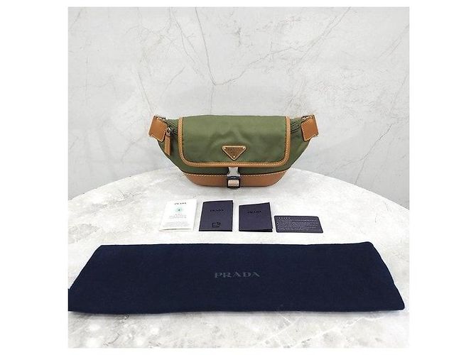 Borsa cintura Prada Re-Nylon marrone - vista 8