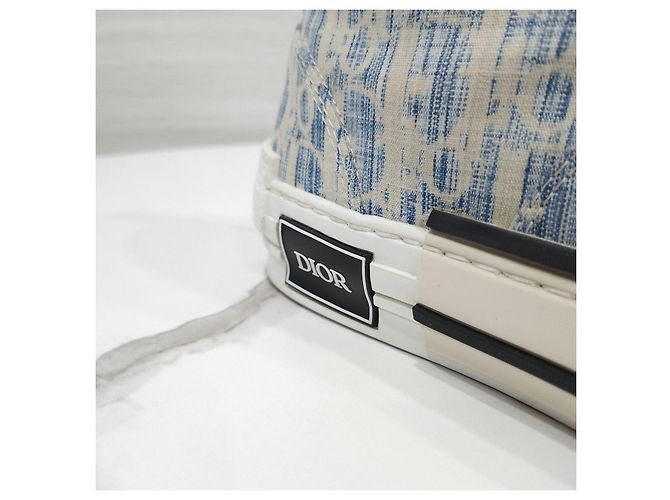 Dior Sneakers alte Blue Oblique Caskery - vista 11