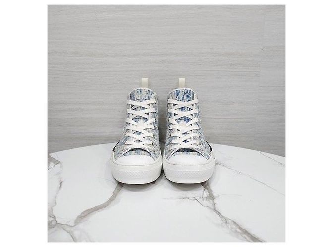 Dior Sneakers alte Blue Oblique Caskery - vista 2