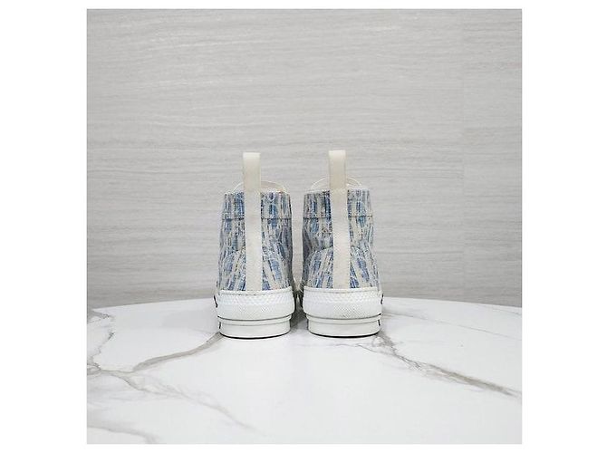 Dior Sneakers alte Blue Oblique Caskery - vista 3
