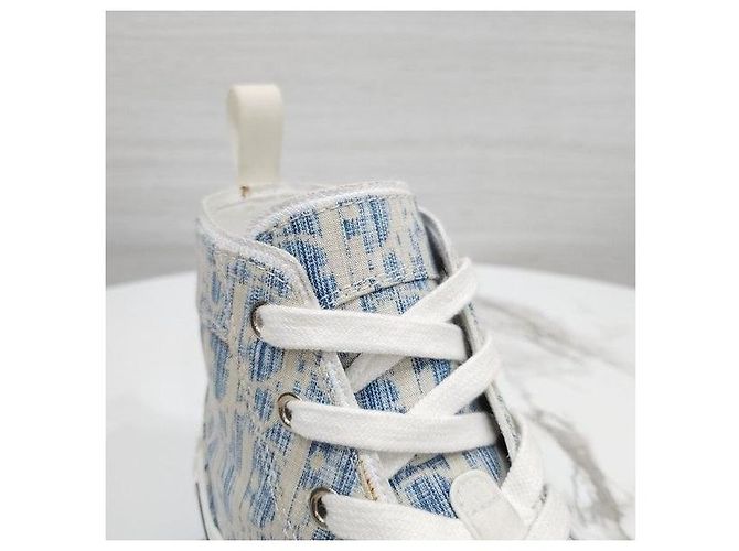 Dior Sneakers alte Blue Oblique Caskery - vista 4