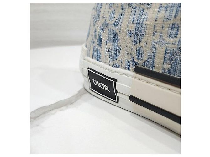 Dior Sneakers alte Blue Oblique Caskery - vista 5