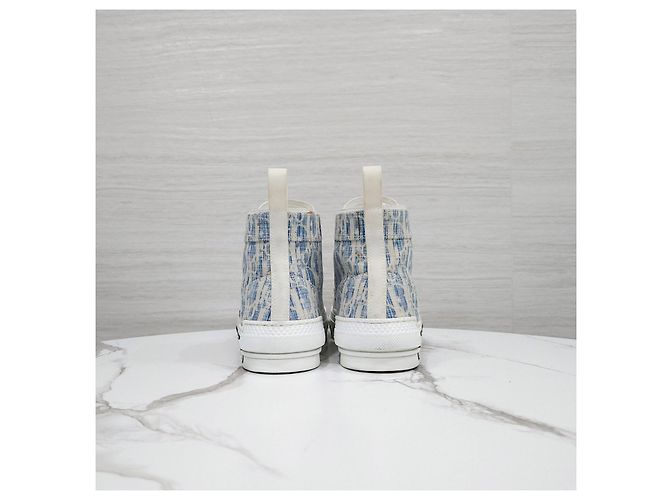 Dior Sneakers alte Blue Oblique Caskery - vista 9
