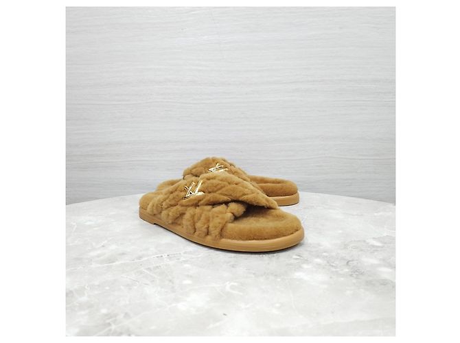 Louis Vuitton Mules Bliss Comfort Camel - vista 11