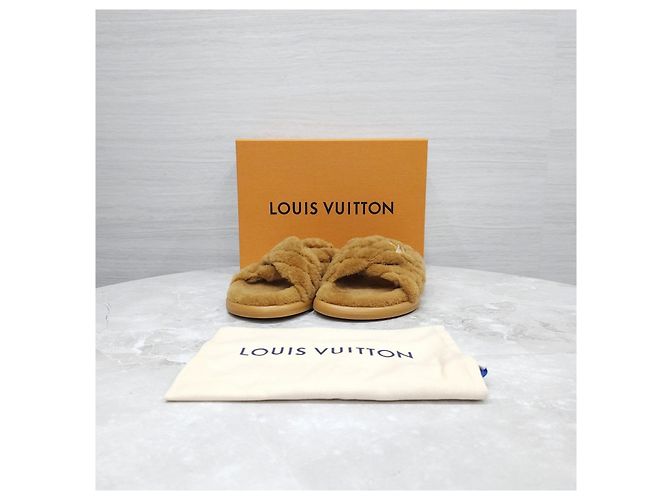 Louis Vuitton Mules Bliss Comfort Camel - vista 14