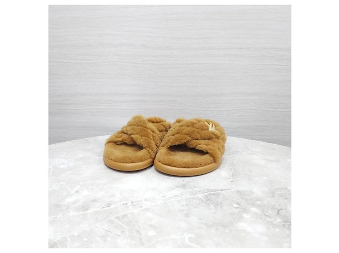 Louis Vuitton Mules Bliss Comfort Camel - vista 8