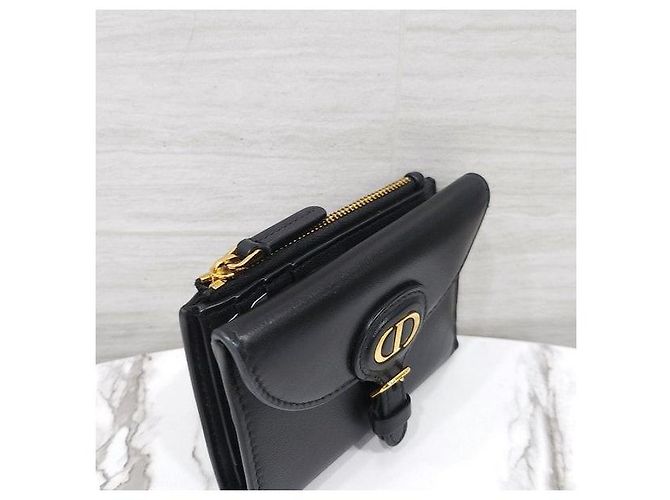 Dior Bobby Bifold Klappgeldbörse aus Box-Leder - Ansicht 4