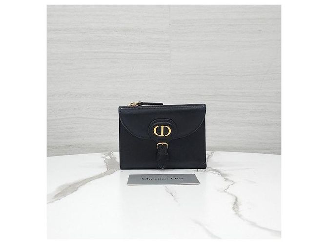Dior Bobby Bifold Klappgeldbörse aus Box-Leder - Ansicht 7