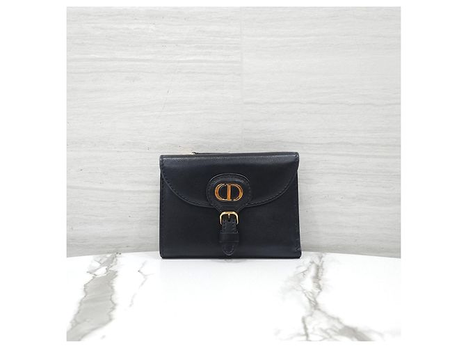 Dior Bobby Bifold Klappgeldbörse aus Box-Leder - Ansicht 8