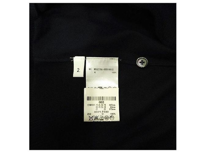 Thom Browne Navy Striped Wool Knit - view 6