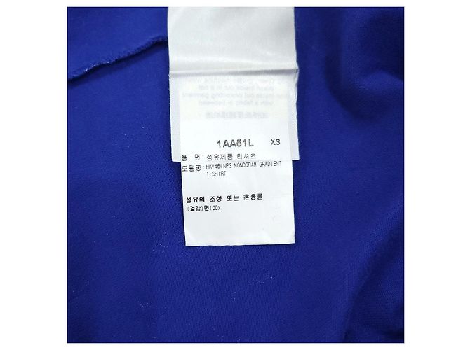 Louis Vuitton Gradient Blue Monogram Baumwoll-T-Shirt XS - Ansicht 14