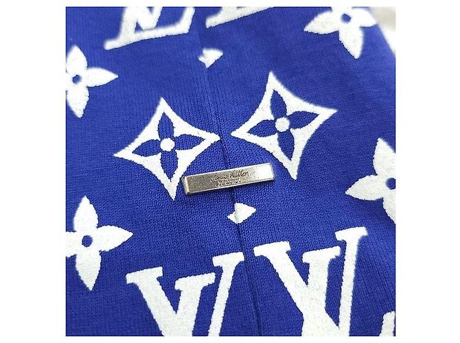 Louis Vuitton Gradient Blue Monogram Baumwoll-T-Shirt XS - Ansicht 6