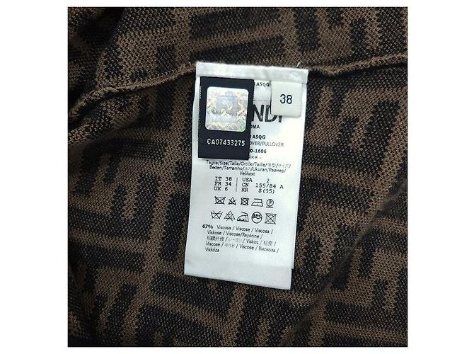 Fendi Jersey de punto con motivo FF - vista 5