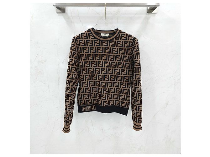 Fendi Jersey de punto con motivo FF - vista 6