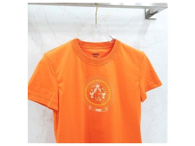Hermès T-shirt de manga curta reta com estampado - vista 3