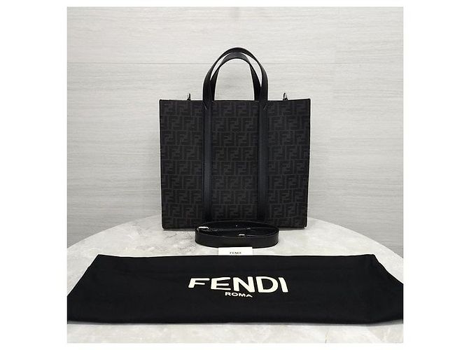 Fendi Borsa shopper in jacquard - vista 10