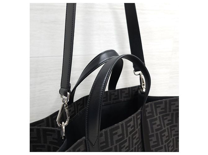 Fendi Borsa shopper in jacquard - vista 14