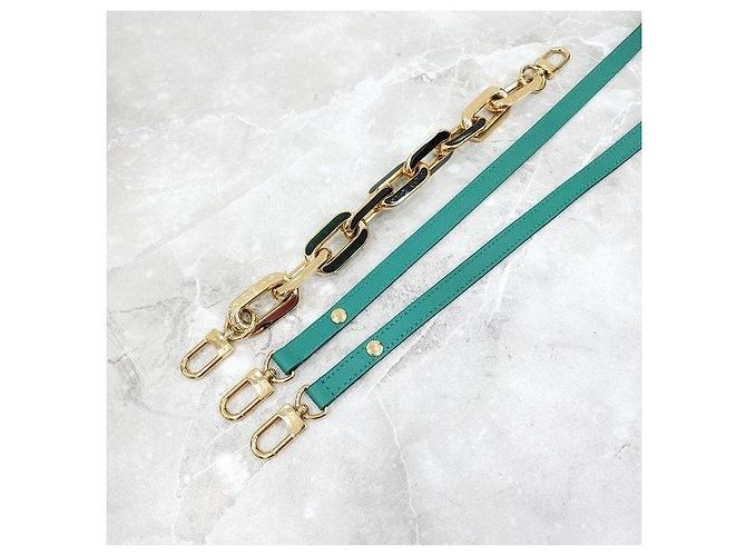 Louis Vuitton Borsa a tracolla Green Coussin BB Chain - vista 5
