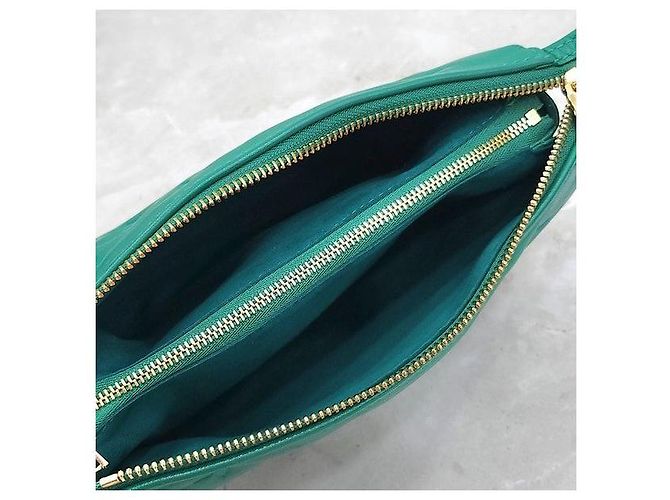 Louis Vuitton Borsa a tracolla Green Coussin BB Chain - vista 8