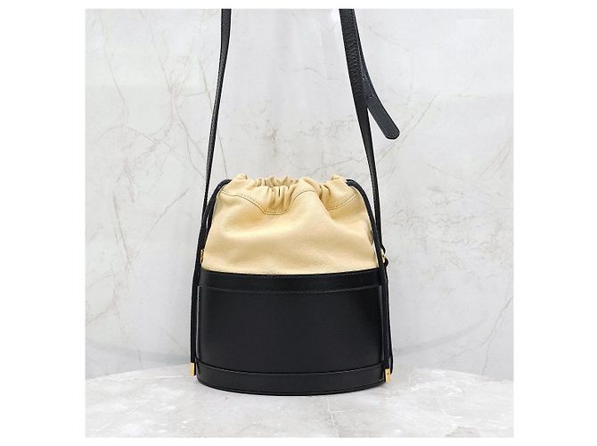 Gucci Borsa a secchiello in pelle nera Horsebit - vista 11