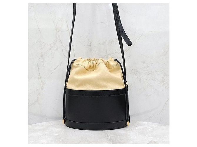 Gucci Borsa a secchiello in pelle nera Horsebit - vista 3