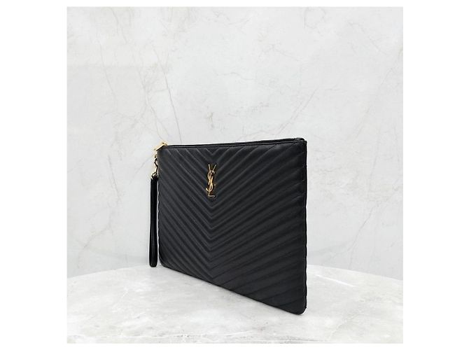 Autre Marque Clutch con tracolla in pelle matelassé - vista 10