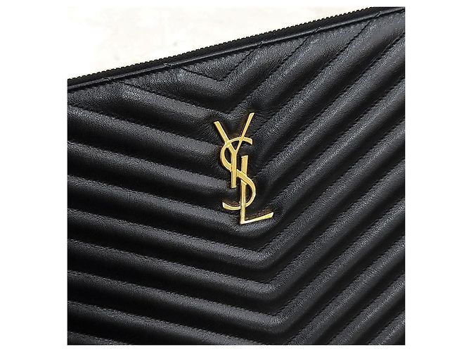 Autre Marque Clutch con tracolla in pelle matelassé - vista 12
