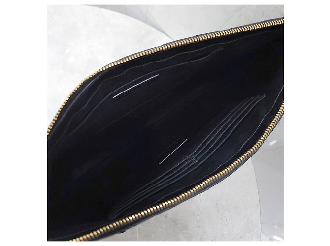 Autre Marque Clutch con tracolla in pelle matelassé - vista 15