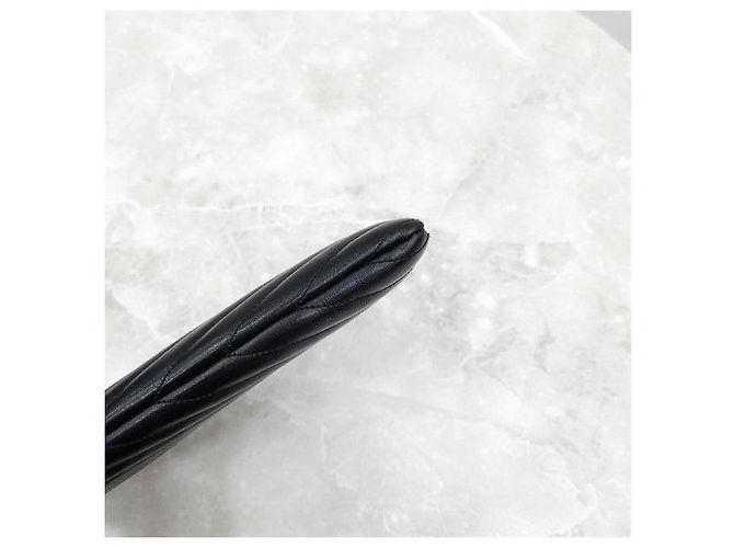 Autre Marque Clutch con tracolla in pelle matelassé - vista 6