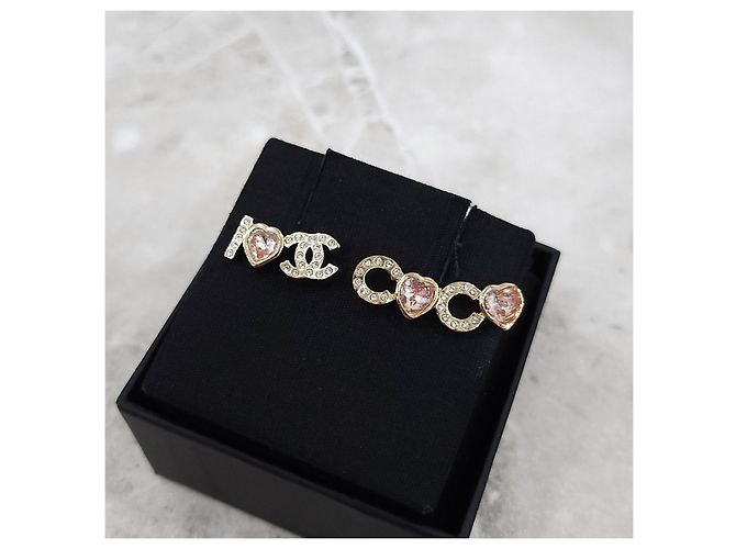 Chanel Orecchini Love Coco Heart Crystal - vista 13