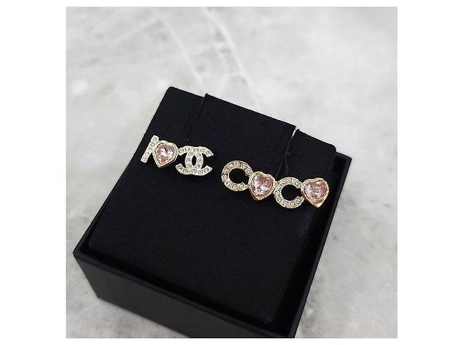 Chanel Orecchini Love Coco Heart Crystal - vista 6