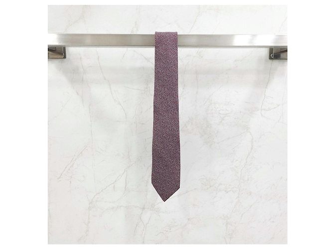 Hermès Chandal Pattern Tie Leather - view 10
