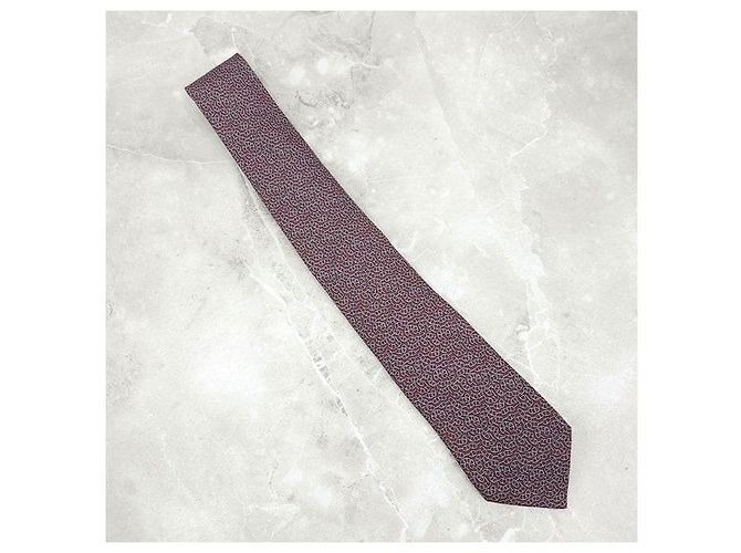 Hermès Chandal Pattern Tie Leather - view 2