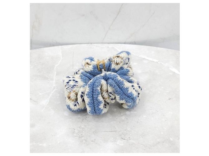 Céline Scrunchie in lana Fair Isle - vista 10