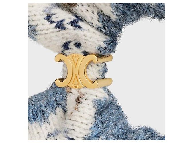 Céline Scrunchie in lana Fair Isle - vista 6