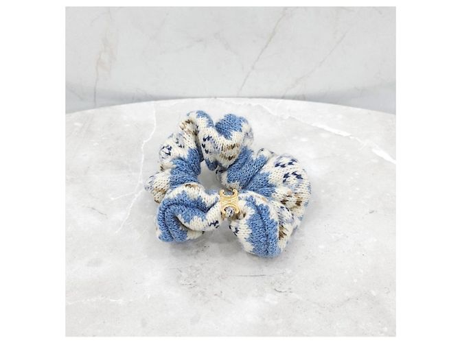 Céline Scrunchie in lana Fair Isle - vista 9