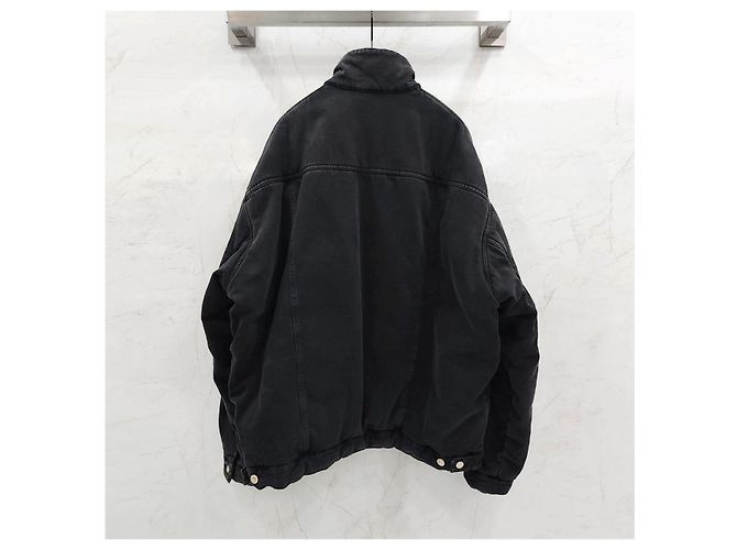 Balenciaga Gesteppte japanische Denimjacke - Ansicht 7