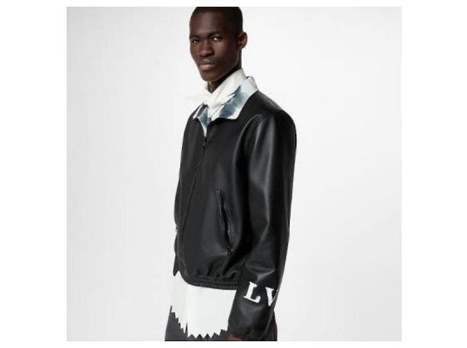 Louis Vuitton Monogram Reversible Mixed Leather Bomber Jacket - view 10
