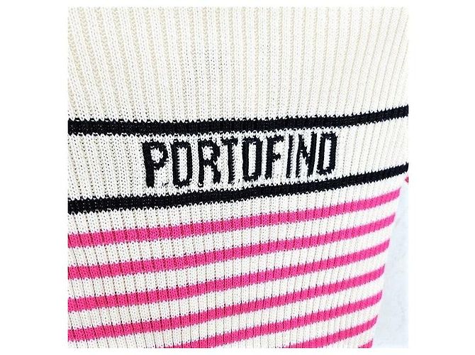 Dior Riviera Stripe Strickshirt mit kurzen Ärmeln - Ansicht 3