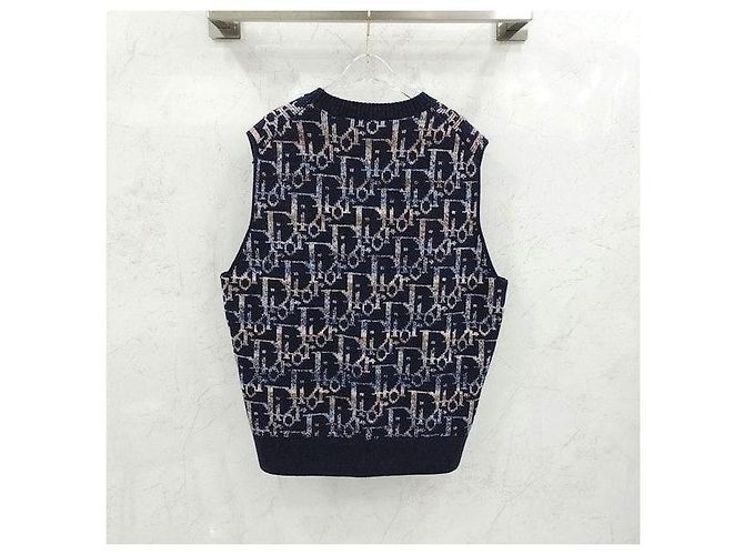 Dior Oblique Jacquard Strickweste - Ansicht 2