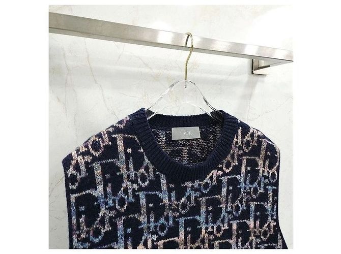 Dior Oblique Jacquard Strickweste - Ansicht 3