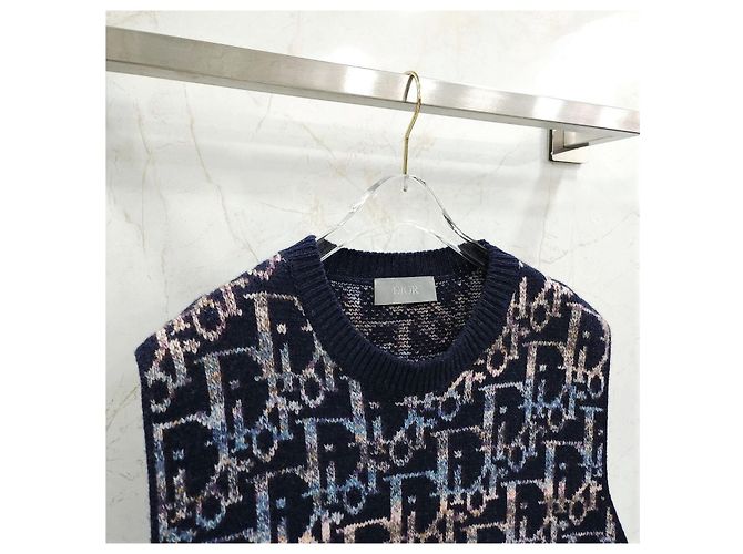 Dior Oblique Jacquard Strickweste - Ansicht 8