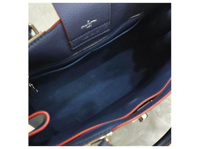 Louis Vuitton Borsa a Tracolla Tote Lock Me Day Marine Rouge - vista 8
